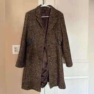 Brown wool coat
